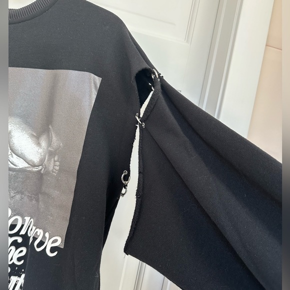 Danielle Guizio Conserve the Future Black Sweatshirt - Picture 5 of 12